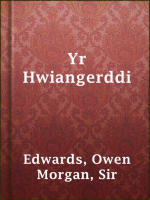cover image of Yr Hwiangerddi